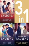 Cover-Bild zum Titel 'Cynster, eine neue Generation Band 1-3:  - Eine Liebe in den Highlands / Schottische Versuchung / Verführt von einer Highlanderin' von 'Stephanie Laurens'