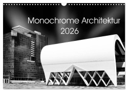 Cover-Bild zum Titel 'Monochrome Architektur (Wandkalender 2026 DIN A3 quer), CALVENDO Monatskalender' von 'David Wolf'