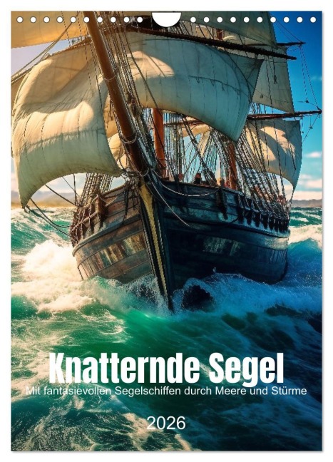 Knatternde Segel (Wandkalender 2026 DIN A4 hoch), CALVENDO Monatskalender - Kerstin Waurick
