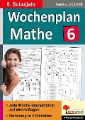 Cover-Bild zum Titel 'Wochenplan Mathe / 6. Schuljahr' von 'Hans-J. Schmidt'