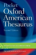 Cover-Bild zum Titel 'Pocket Oxford American Thesaurus, 2e' von 'Oup'