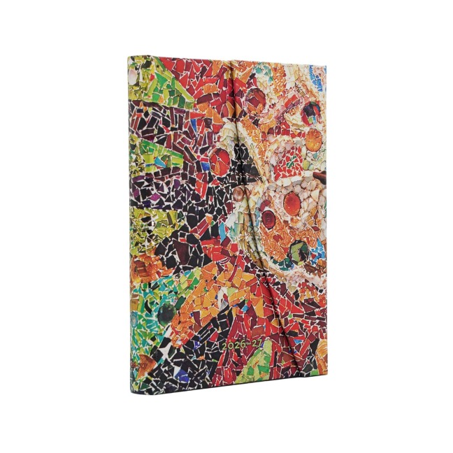 18-Monatskalender 2026-2027 Gaudis Sonne Mini Horizontal - 
