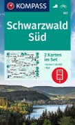 KOMPASS Wanderkarten-Set 887 Schwarzwald Süd (2 Karten) 1:50.000 - 