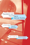 Cover-Bild zum Titel 'Translation and Translating in German Studies' von ''