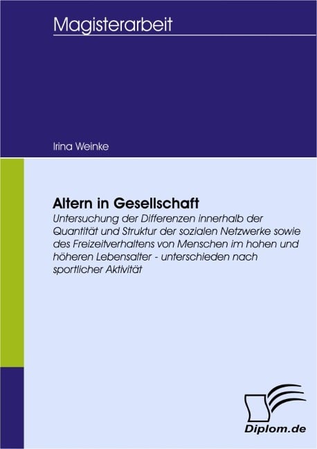 Altern in Gesellschaft - Irina Weinke