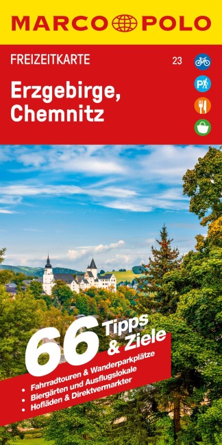 MARCO POLO Freizeitkarte 23 Erzgebirge, Chemnitz 1:100.000 - 