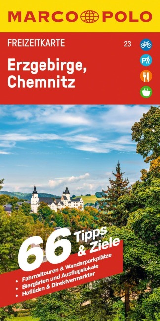 MARCO POLO Freizeitkarte 23 Erzgebirge, Chemnitz 1:100.000 - 