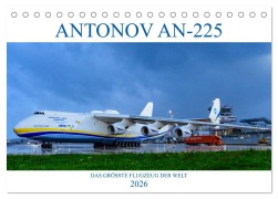 Cover-Bild zum Titel 'ANTONOV AN-225 "MRIJA" (Tischkalender 2026 DIN A5 quer), CALVENDO Monatskalender' von 'Wolfgang Simlinger'