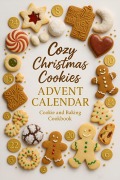 Cover-Bild zum Titel 'Cozy Christmas Cookies: Experience 24 Days of Delicious Cookies and Other Sweet Treats - Advent Calendar Cookie and Baking Cookbook' von 'Boris G. Bennett'