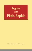 Cover-Bild zum Titel 'Register zur Pistis Sophia' von 'Andreas Döhrer'