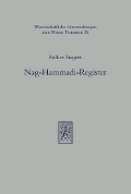 Cover-Bild zum Titel 'Nag-Hammadi-Register' von 'Folker Siegert'