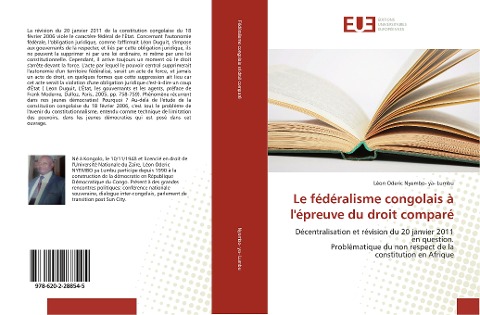 Le fédéralisme congolais à l'épreuve du droit comparé - Léon Oderic Nyembo- Ya- Lumbu