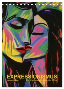 Cover-Bild zum Titel 'EXPRESSIONISMUS Neu Erleben Ein KI-Kunstkalender (Tischkalender 2026 DIN A5 hoch), CALVENDO Monatskalender' von 'Frank Daske'