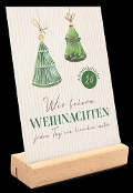 Cover-Bild zum Titel 'Wir feiern Weihnachten - Adventskalender mit Holzaufsteller' von ''