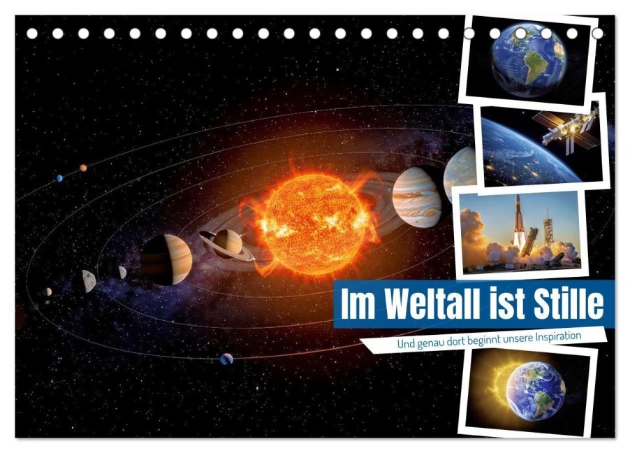 Im Weltall ist Stille (Tischkalender 2027 DIN A5 quer), CALVENDO Monatskalender - Torsten Irmer