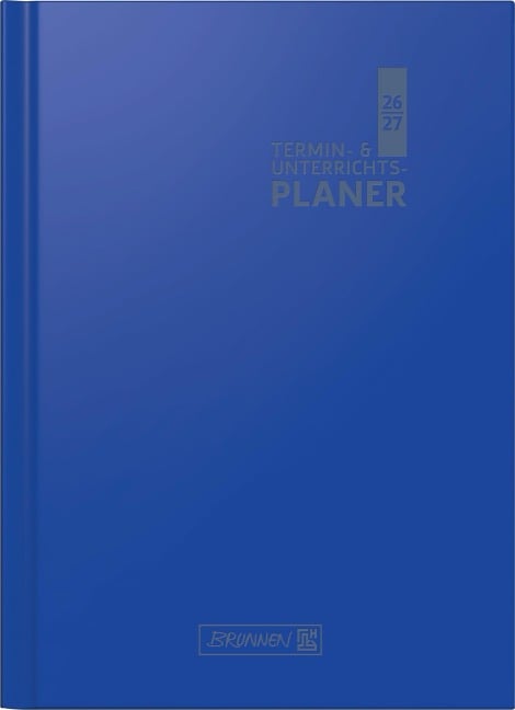 Termin- & Unterrichtsplaner 2026/2027 | A4, Kunststoff, blau - 