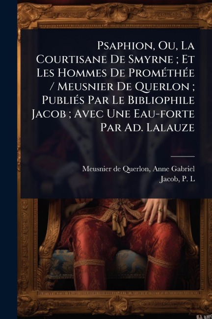 Psaphion, Ou, La Courtisane De Smyrne; Et Les Hommes De PromÃ(c)thÃ(c)e / Meusnier De Querlon; PubliÃ(c)s Par Le Bibliophile Jacob; Avec Une Eau-forte Par Ad. Lalauze - 