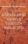 Cover-Bild zum Titel 'Verzeichnis meiner liebsten Menschen' von 'Kindergärtner Benno Hocke'
