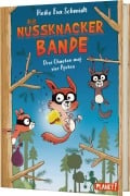 Cover-Bild zum Titel 'Nussknacker-Bande 1: Drei Chaoten auf vier Pfoten' von 'Heike Eva Schmidt'