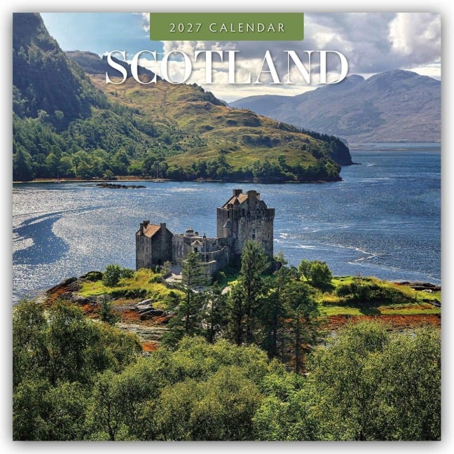 Scotland - Schottland 2027 - 16-Monatskalender - Robin Red