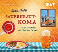 Cover-Bild zum Titel 'Sauerkrautkoma. Der 5. Fall für den Eberhofer. Ein Provinzkrimi' von 'Rita Falk'