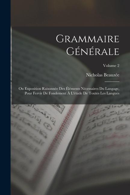 Grammaire Générale - Nicholas Beauzée
