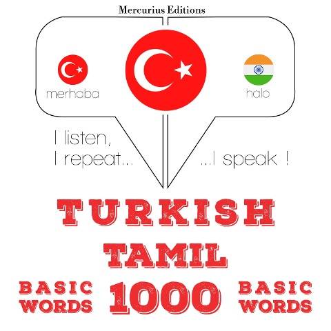 Türkçe - Tamil: 1000 temel kelime - Jm Gardner