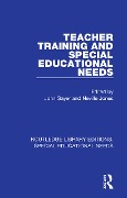 Cover-Bild zum Titel 'Teacher Training and Special Educational Needs' von ''