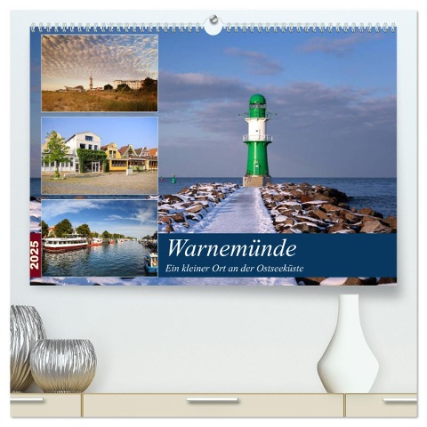 Urlaub in Warnemünde (hochwertiger Premium Wandkalender 2025 DIN A2 quer), Kunstdruck in Hochglanz - Thomas Deter