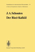 Cover-Bild zum Titel 'Der Ricci-Kalkül' von 'Jan Arnoldus Schouten'