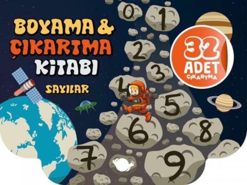 Sayilar - Boyama & Cikartma Kitabi - Kolektif