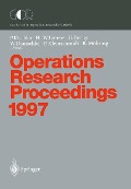 Operations Research Proceedings 1997 - 