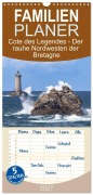 Cover-Bild zum Titel 'Familienplaner 2027 - Cote des Legendes - Der rauhe Nordwesten der Bretagne mit 5 Spalten (Wandkalender, 21 x 45 cm) CALVENDO' von 'Etienne Benoît'