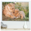 Emotionale Momente: Löwenbabys - so süß. (hochwertiger Premium Wandkalender 2025 DIN A2 quer), Kunstdruck in Hochglanz - Ingo Gerlach