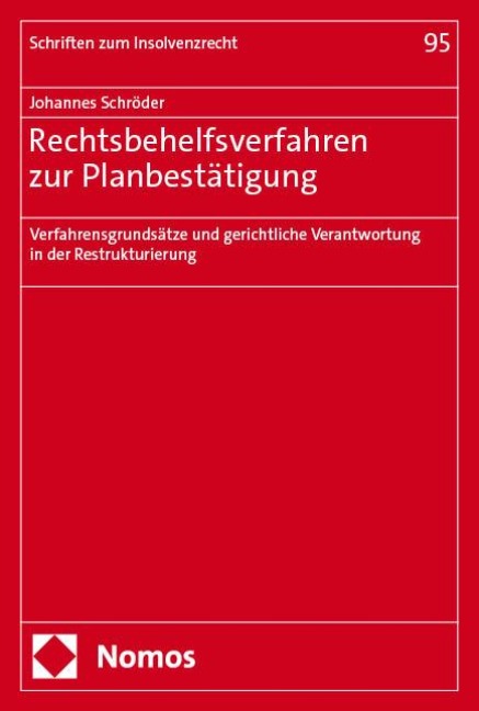 Rechtsbehelfsverfahren zur Planbestätigung - Johannes Schröder