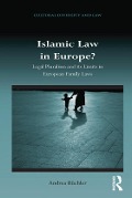 Cover-Bild zum Titel 'Islamic Law in Europe?' von 'Andrea Büchler'