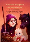 Cover-Bild zum Titel 'Zwischen Mistgabel und Milchzähnen' von 'Nadine Schwuchow'