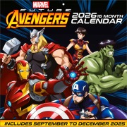 Cover-Bild zum Titel 'AVENGERS - Broschürenkalender im Format 30 x 30' von ''