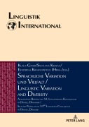 Cover-Bild zum Titel 'Sprachliche Variation und Vielfalt / Linguistic Variation and Diversity' von ''