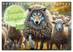 Cover-Bild zum Titel 'Tierische Metaphern (Tischkalender 2026 DIN A5 quer), CALVENDO Monatskalender' von 'Sell Pixs:Sell'