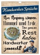 Cover-Bild zum Titel 'Handwerker Sprüche (Wandkalender 2026 DIN A4 hoch), CALVENDO Monatskalender' von 'Sabine Löwer'