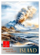 Cover-Bild zum Titel 'Island - Nordlichter, Feuer und Eis (Wandkalender 2026 DIN A3 hoch), CALVENDO Monatskalender' von 'Peter Roder'