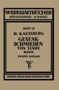Cover-Bild zum Titel 'Gesenkschmieden von Stahl' von 'H. Kaessberg'
