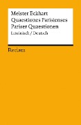 Cover-Bild zum Titel 'Quaestiones Parisienses / Pariser Quaestionen. Lateinisch/Deutsch' von 'Meister Eckhart'