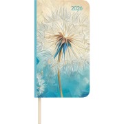 Cover-Bild zum Titel 'Lady Journal Slim Blowballs 2026 - Taschen-Kalender 9x15,6 cm - Weekly - 128 Seiten - Notiz-Buch - mit Info- und Adressteil - Alpha Edition' von ''
