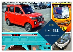 Cover-Bild zum Titel 'E-MOBILE - Zeitenwende auf Kubas Straßen (Wandkalender 2026 DIN A3 quer), CALVENDO Monatskalender' von 'Henning von Löwis of Menar'