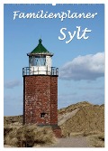 Familienplaner - Sylt (Wandkalender 2025 DIN A2 hoch), CALVENDO Monatskalender - Antje Lindert-Rottke