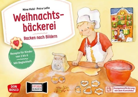 Weihnachtsbäckerei: Backen nach Bildern. Kamishibai Bildkartenset - Nina Held