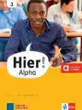 Cover-Bild zum Titel 'Hier! Alpha 3' von 'Vasili Bachtsevanidis, Elisabeth Kunze, Alexis Feldmeier García'