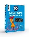 Cover-Bild zum Titel 'ChatGPT - Schlag die KI. Das kreative Partyspiel mit dem smartesten Chatbot aller Zeiten' von ''